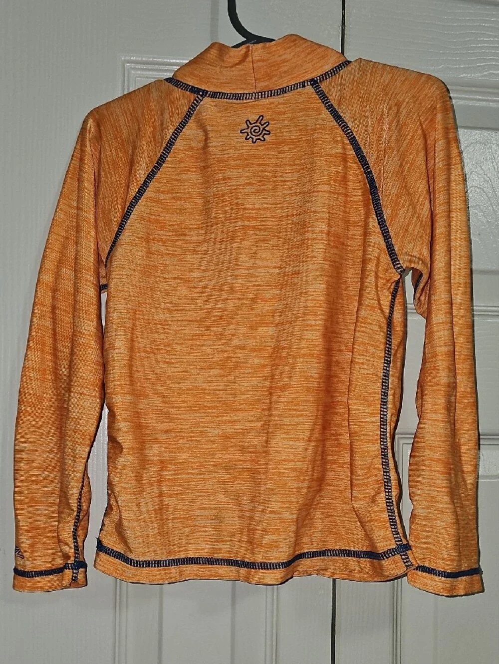 Orange Boys' Construction Graphic Rash Guard